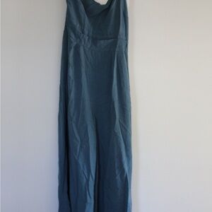 Elegant Blue one shoulder jumpsuit